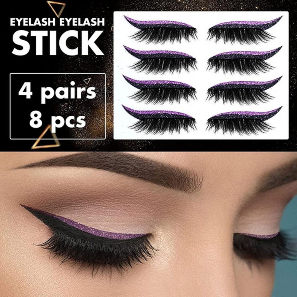 4 คู่/เซ็ตอายไลเนอร์ Lashes สต - Lash Mapping Sticker บทวิจารณ์และราคา