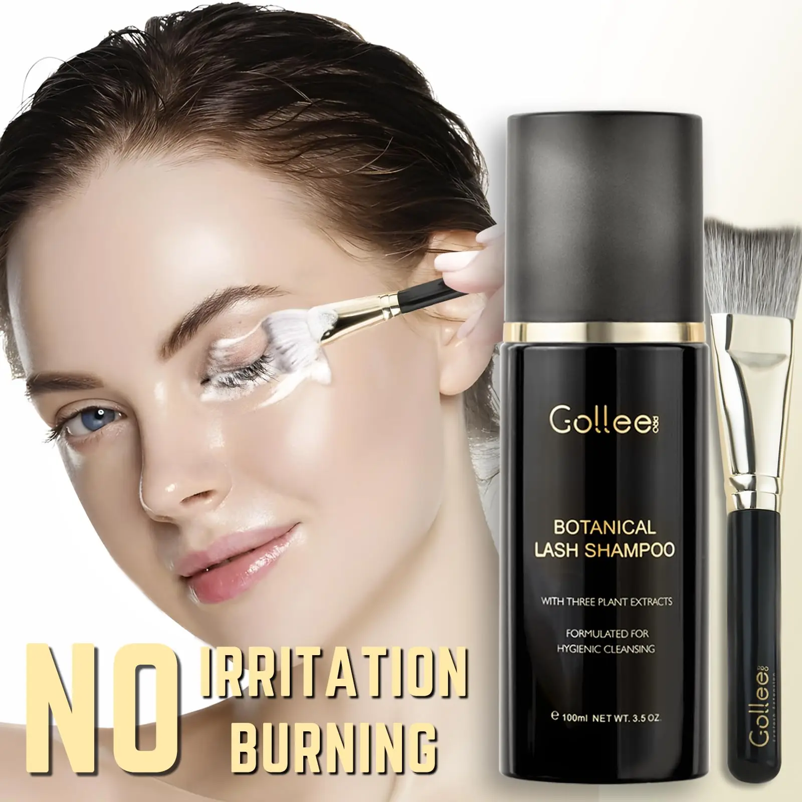 Gollee 100ml ทําความสะอาดมูสก่ - Eyelash Extension Wash Kit บทวิจารณ์และราคา