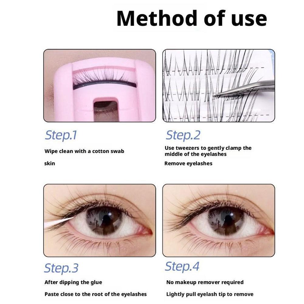 ขนตาปลอมซันฟลาวเวอร์สีน้ำตาลสไ - Eyelash Extension Douyin บทวิจารณ์และราคา