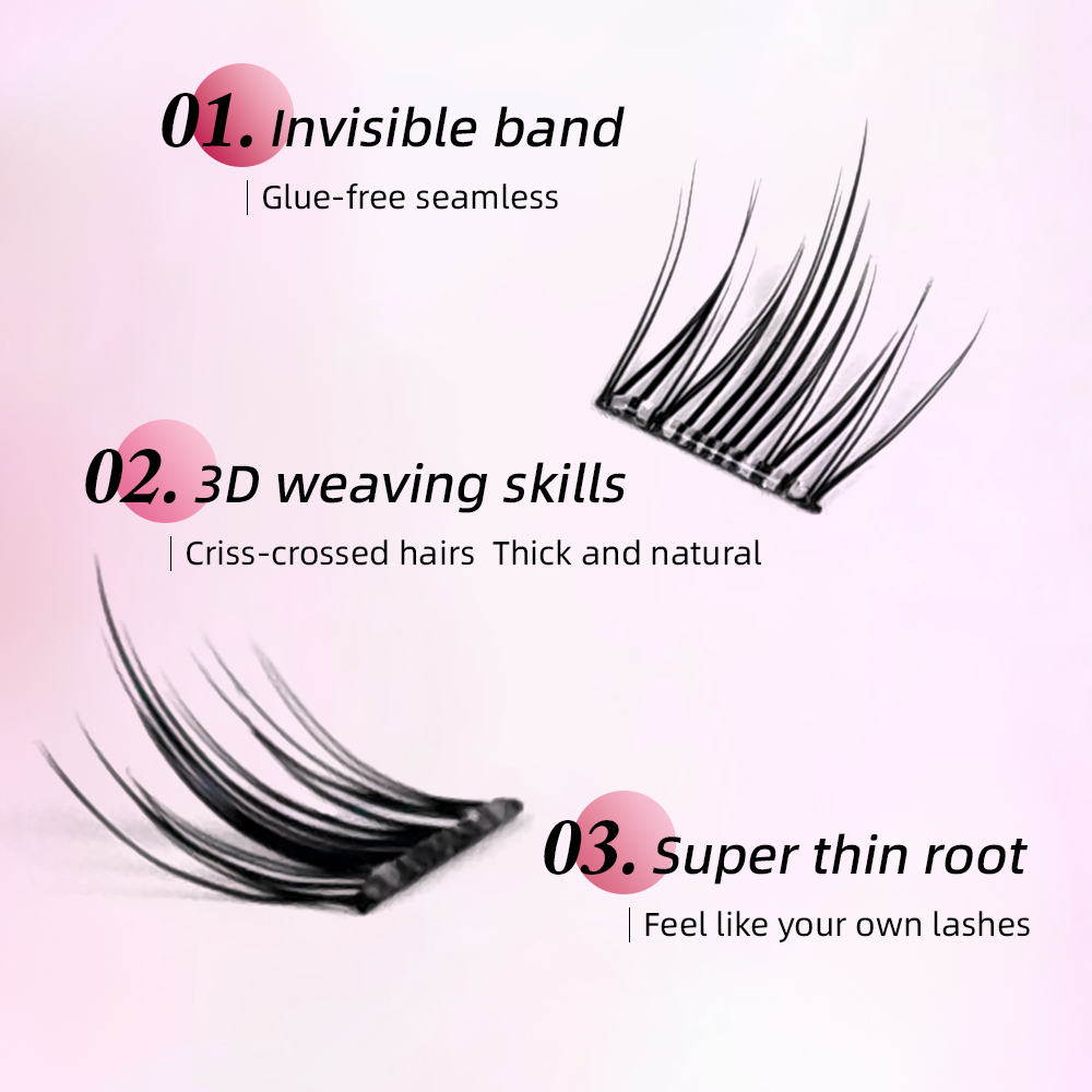 ขนตาปลอมแบบติดเอง Yelix DIY 10 - Eyelash Extension Korea บทวิจารณ์และราคา