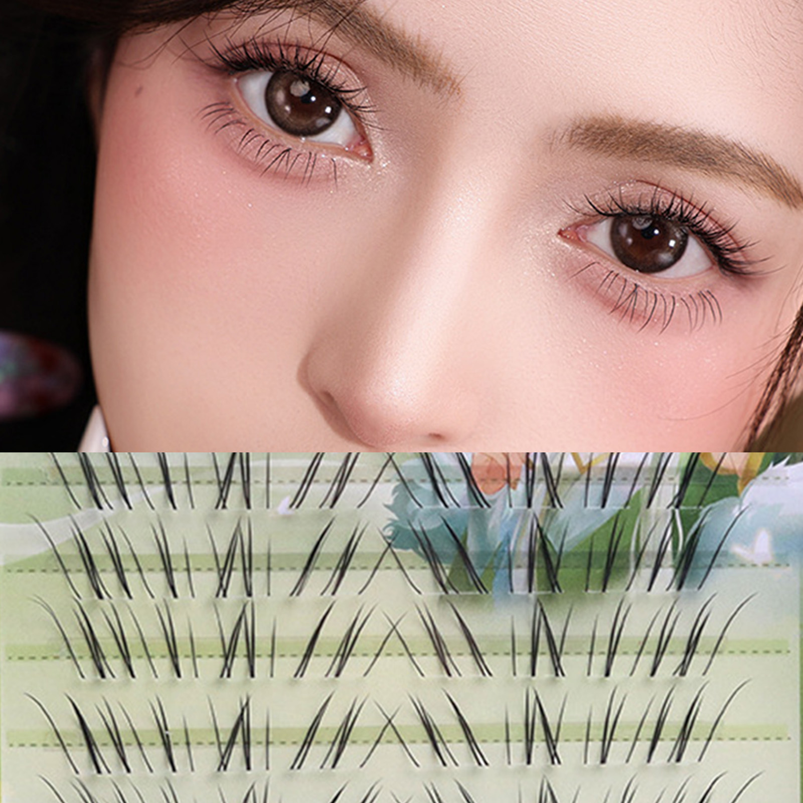 ขนตาปลอมแบบ 10 แถว รุ่น Foxes  - Eyelash Extension In Chinese บทวิจารณ์และราคา