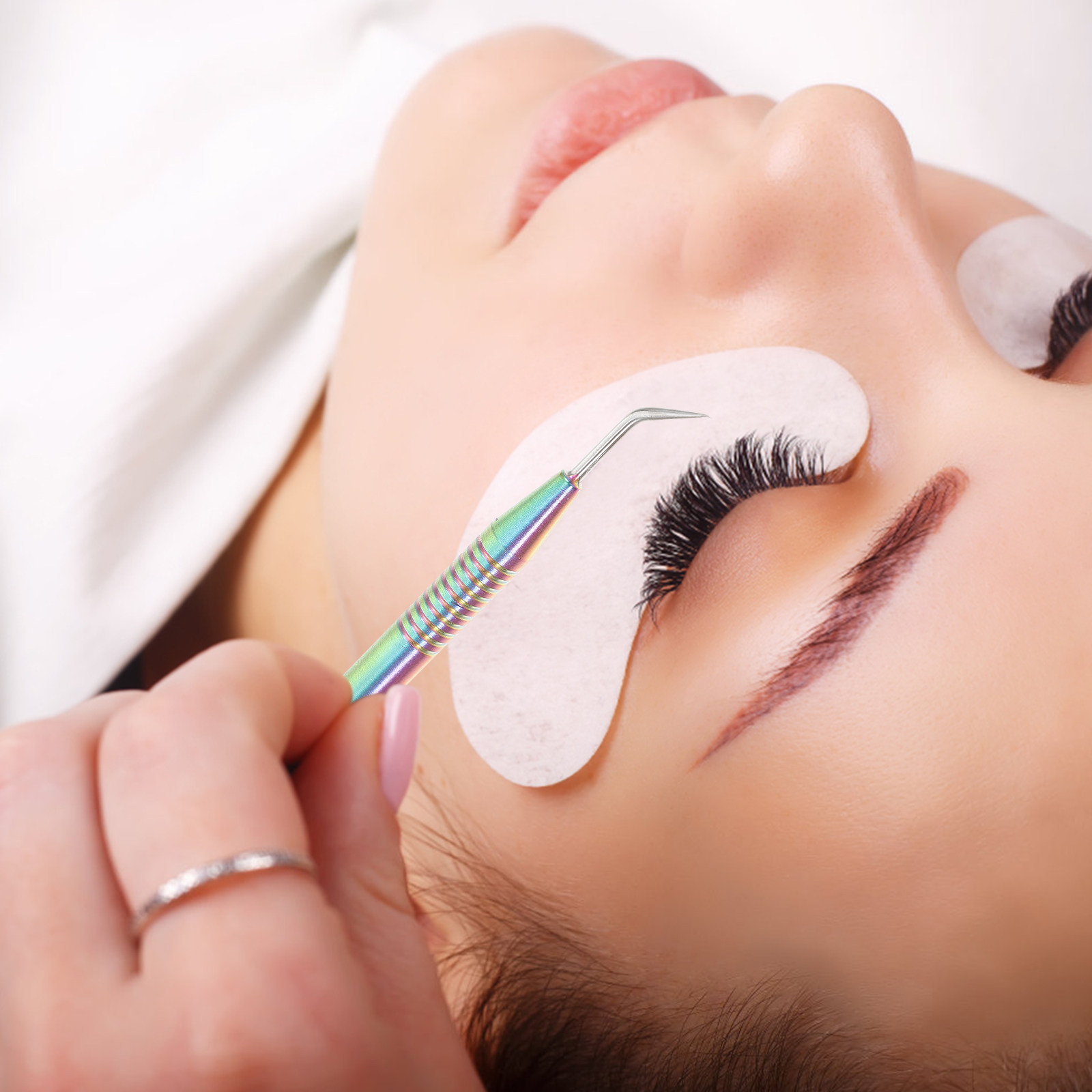 กระจกตรวจสอบขนตา 1 ชุด อุปกรณ์ - Eyelash Extension Is Safe บทวิจารณ์และราคา
