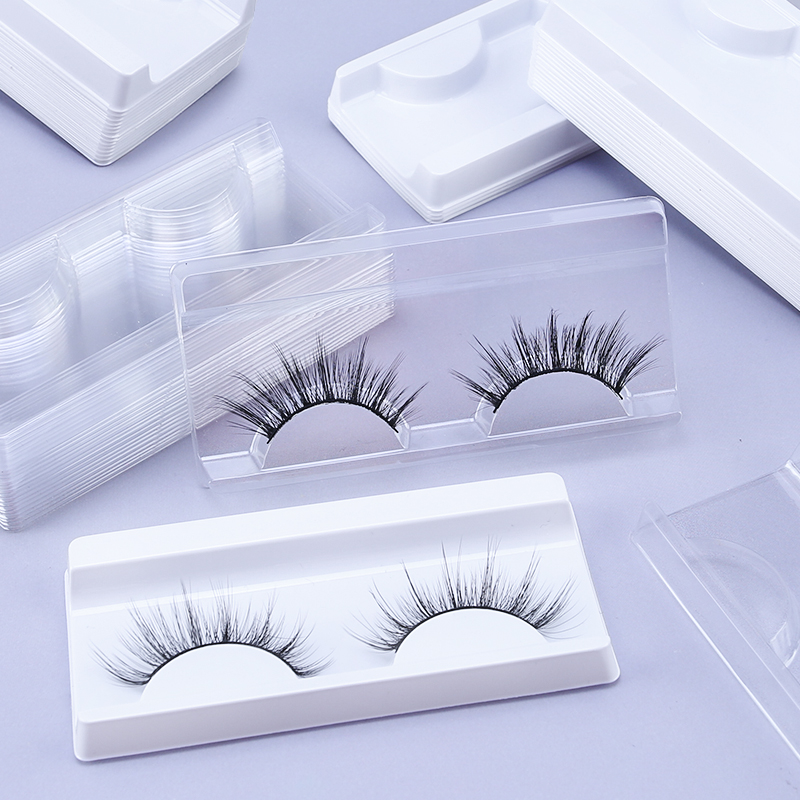 10/40pcs ขนตาพลาสติกถาดสีขาวโป - Lash Tray Organizer บทวิจารณ์และราคา