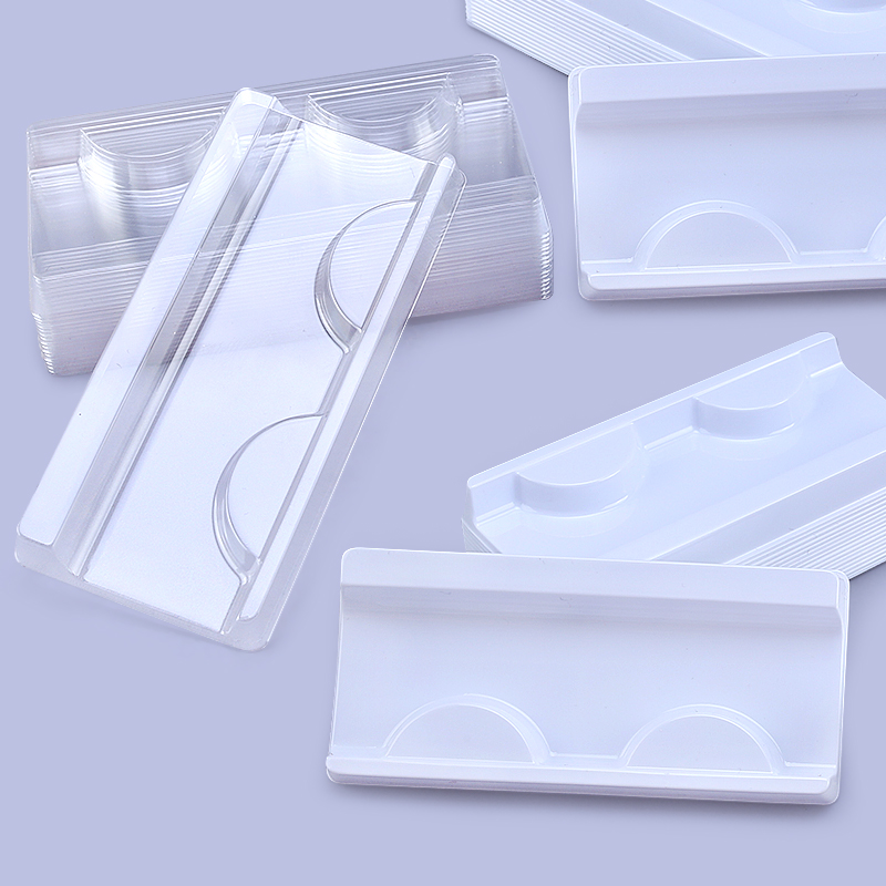 10/40pcs ขนตาพลาสติกถาดสีขาวโป - Lash Tray Organizer บทวิจารณ์และราคา