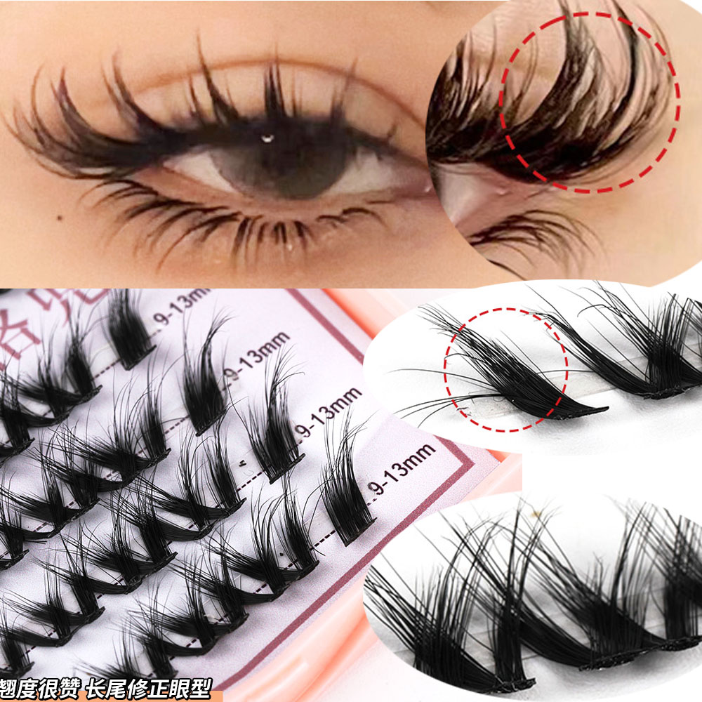 ใหม่ผสม 8DFluffy Single Cluste - Eyelash Extension Single Lash บทวิจารณ์และราคา