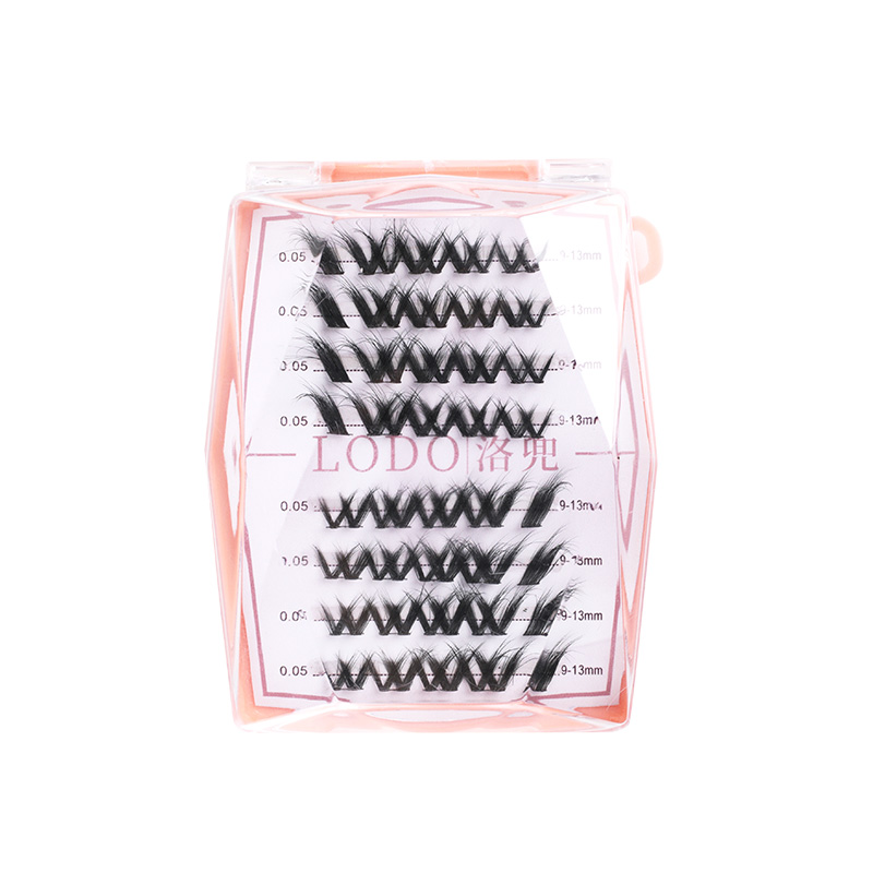 ใหม่ผสม 8DFluffy Single Cluste - Eyelash Extension Single Lash บทวิจารณ์และราคา