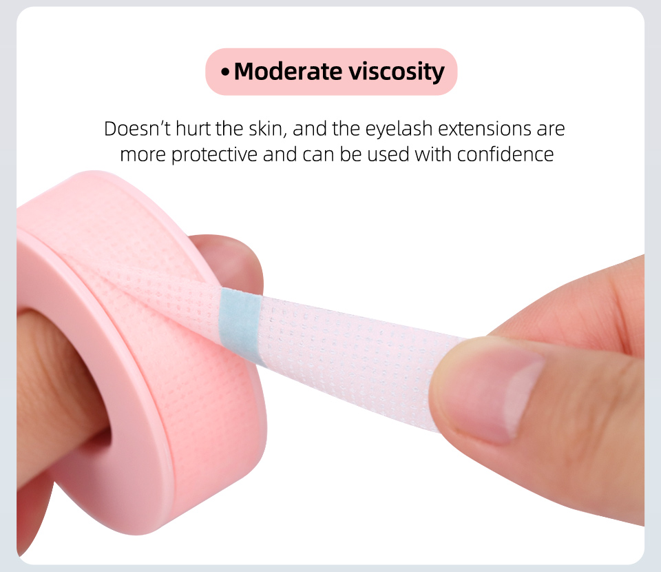เทปสติกเกอร์แบบไม่ทอสีใหม่เทปต - Tape Breathable Lash บทวิจารณ์และราคา