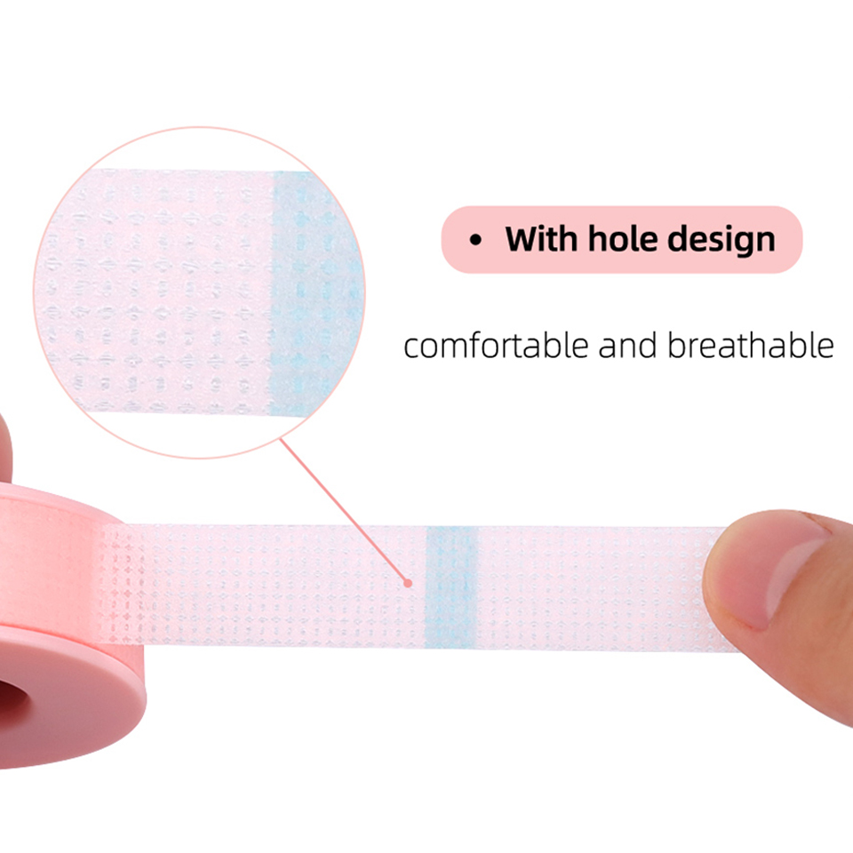 เทปสติกเกอร์แบบไม่ทอสีใหม่เทปต - Tape Breathable Lash บทวิจารณ์และราคา