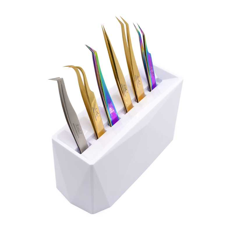 6 หลุมอะคริลิคขนตาแหนบจัดเก็บผ - Lash Tray Organizer บทวิจารณ์และราคา
