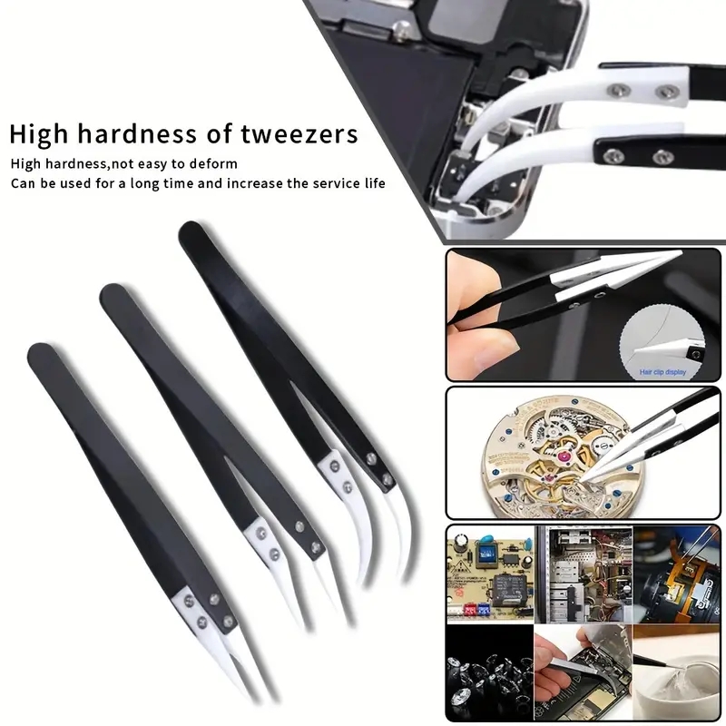 แหนบเซรามิกป้องกันไฟฟ้าสถิต, แ - Isolation Tweezer Curved บทวิจารณ์และราคา