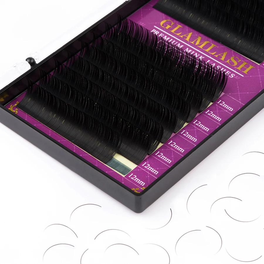 GLAMLASH ขายส่ง 16 แถวคุณภาพสู - Eyelash Extension Single Lash บทวิจารณ์และราคา